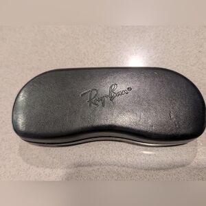 Ray-Ban Black Leather Eyewear Case